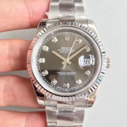 Replica Rolex Datejust II 126334 41MM N Stainless Steel Anthracite Dial Swiss 3235