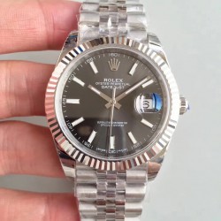 Replica Rolex Datejust II 126334 41MM EW Stainless Steel Anthracite Dial Swiss 3235