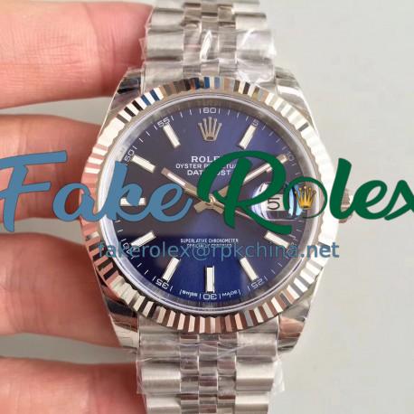 Replica Rolex Datejust II 126334 41MM EW Stainless Steel Blue Dial Swiss 3235