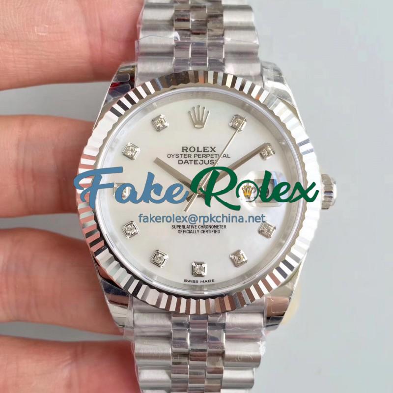 Replica Rolex Datejust II 126334 41MM 2018 EW Stainless Steel Mother Of Pearl Dial Swiss 3235