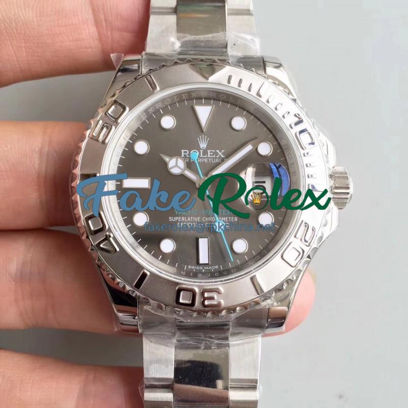 Replica Rolex Yacht-Master 40 116622 JF Stainless Steel Anthracite Dial Swiss 3135