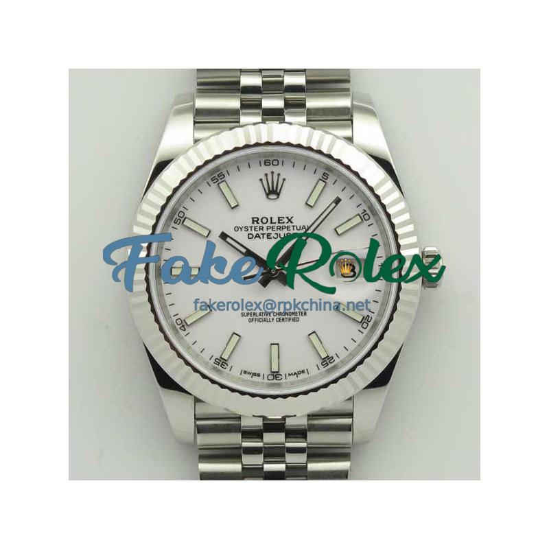 Replica Rolex Datejust II 126334 41MM N Stainless Steel White Dial Swiss 3235