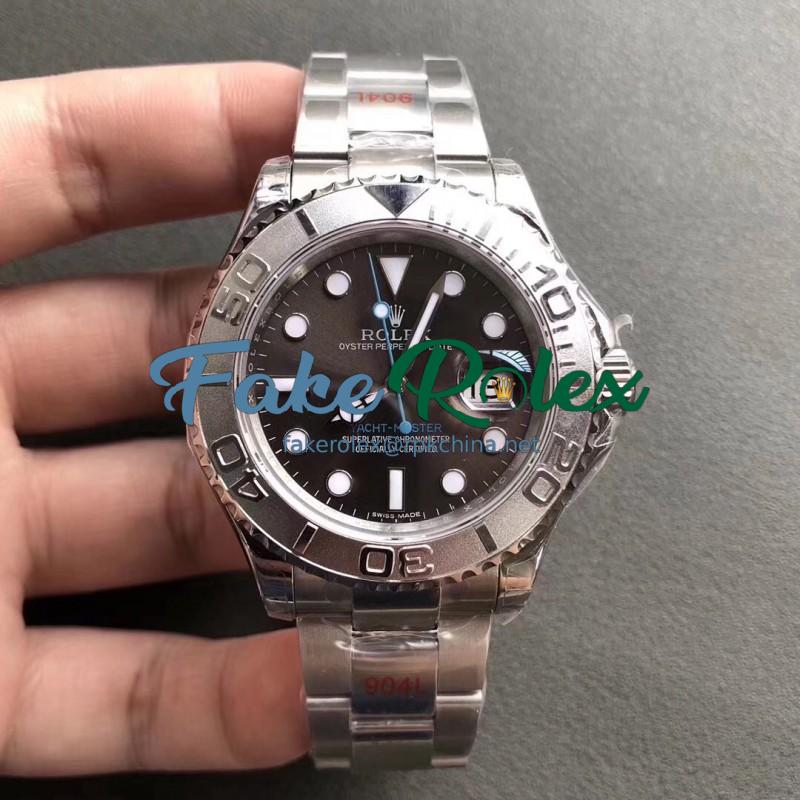 Replica Rolex Yacht-Master 40 116622 GM Stainless Steel 904L Black Dial Swiss 3135