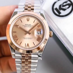 Replica Rolex Datejust II 116333 41MM KS Stainless Steel & Rose Gold Rose Gold Dial Swiss 2836-2