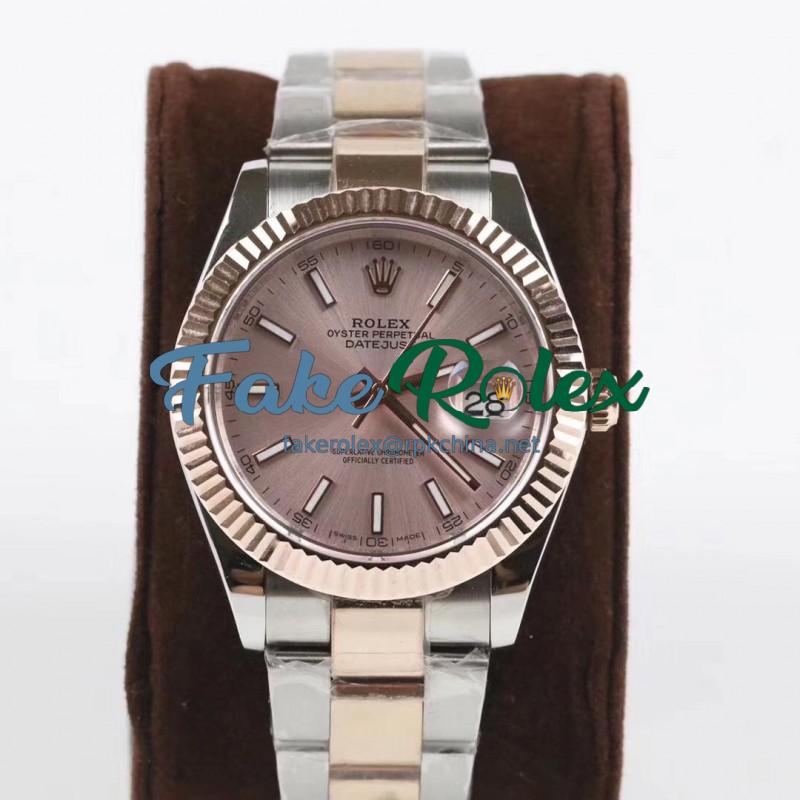 Replica Rolex Datejust 36MM 116231 GM Stainless Steel 904L & Rose Gold Rose Gold Dial Swiss 2824-2