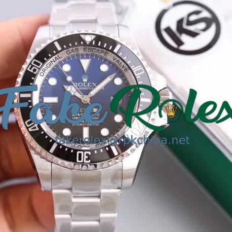 Replica Rolex DEEPSEA 126660 KS Stainless Steel D-Blue Dial Swiss 3135