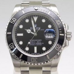 Replica Rolex Submariner Date 116610LN Stainless Steel Black Dial Swiss 3135