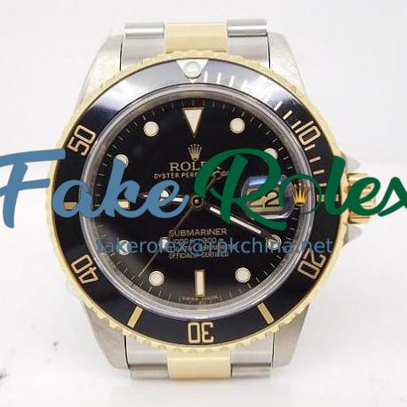 Replica Rolex Submariner Date 16613 LF Stainless Steel & Yellow Gold Swiss 2836-2