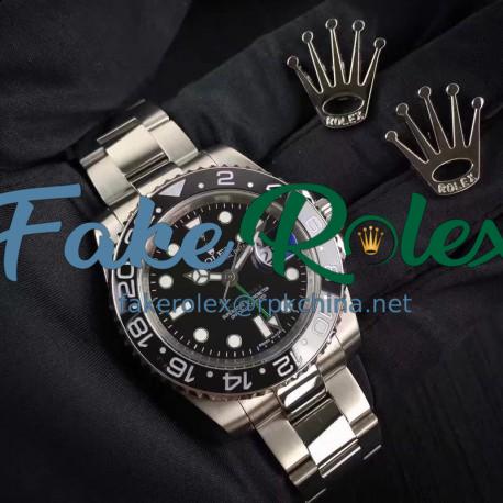 Replica Rolex GMT-Master II 116710LN UR Stainless Steel Black Dial Swiss 2836-2