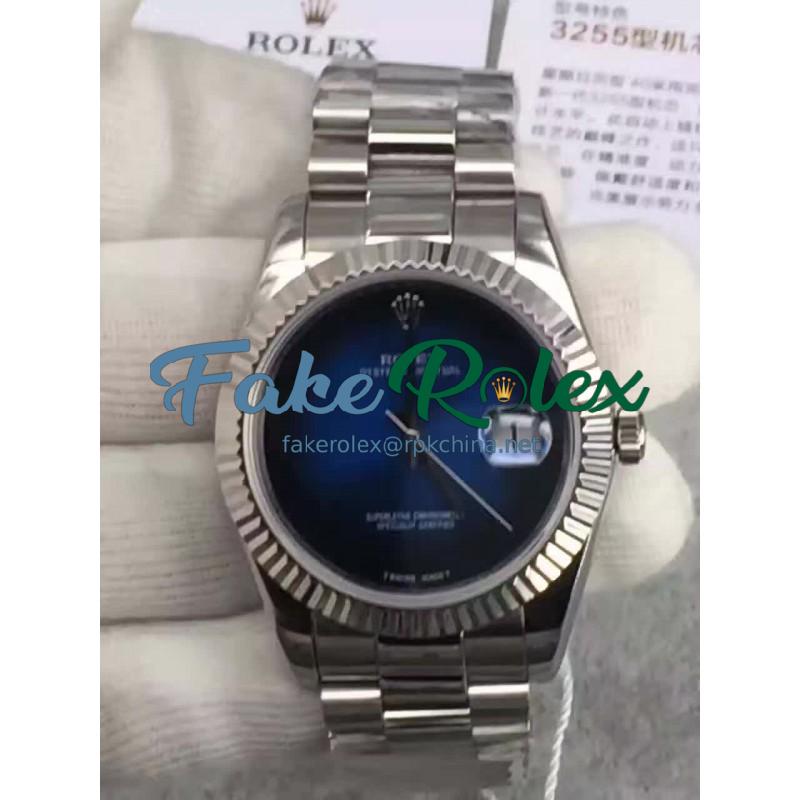Replica Rolex Datejust 41 Lapis Lazuli HK Stainless Steel Blue Dial Swiss 3255
