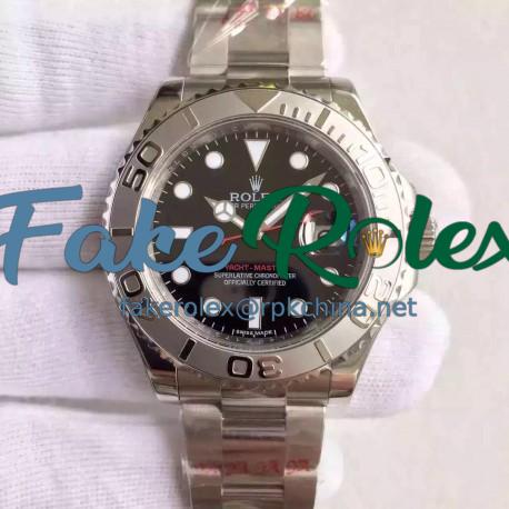 Replica Rolex Yacht-Master 40 116622 JF Stainless Steel Black Dial Swiss 2836-2