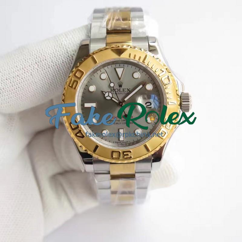 Replica Rolex Yacht-Master 40 116622 JF Stainless Steel & Yellow Gold Anthracite Dial Swiss 3135