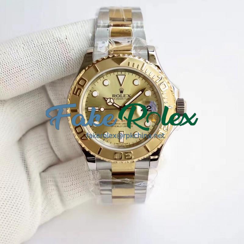 Replica Rolex Yacht-Master 40 116622 JF Stainless Steel & Yellow Gold Champagne Dial Swiss 2836-2