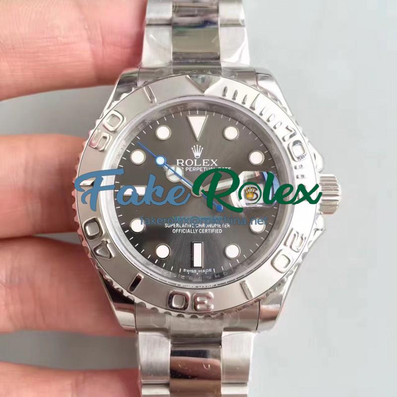 Replica Rolex Yacht-Master 40 116622 EW Stainless Steel Anthracite Dial Swiss 3135