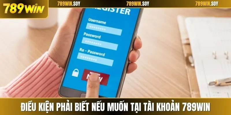 Điều kiện phải biết nếu muốn tại tài khoản 789WIN